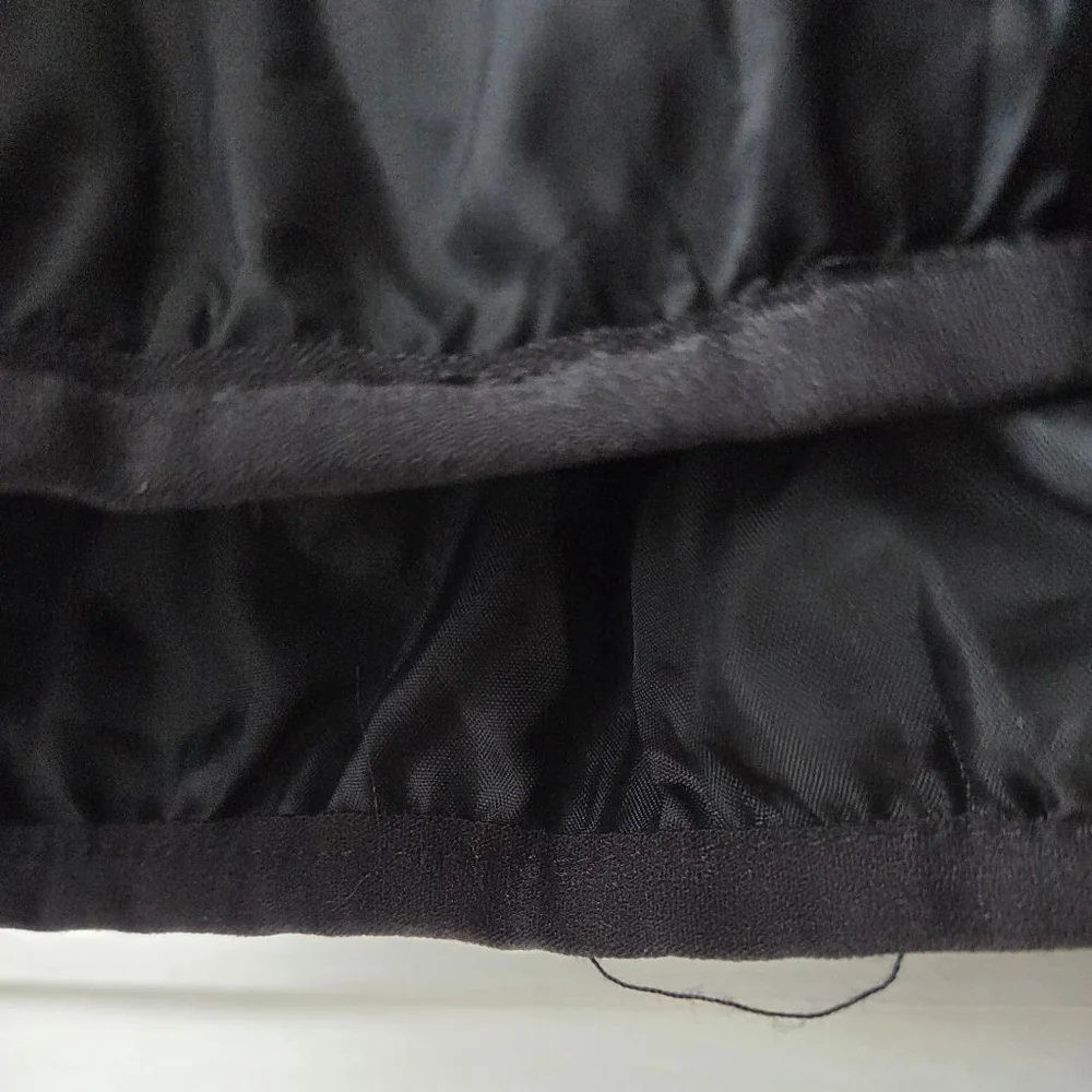 Women's PINK Victoria's Secret Black Puffer Jacket L - Picture 6 of 11